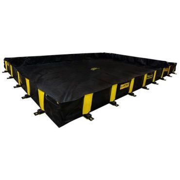 Justrite - Valuma-allas Rigid-Lock - 4900x3700 mm - 5432 L keräystilavuus - Musta
