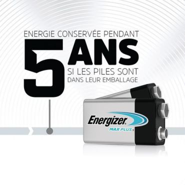 Energizer - MAX PLUS 9 V alkaliparisto - 20 kpl - pitkäkestoinen virta