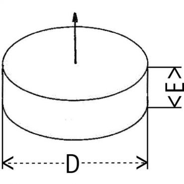 Walker braillon magnetics - Pyöreä ferriittimagneetin halkaisija 10