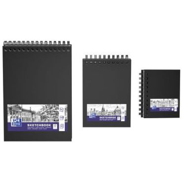 Oxford - Luonnoskirja oxford art integral a5 100 sivua 100 g musta