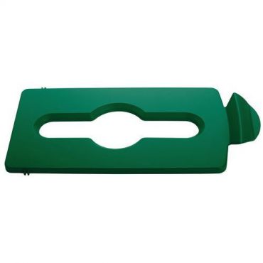 Rubbermaid - Kansi sekajätteet slim jim vihreä