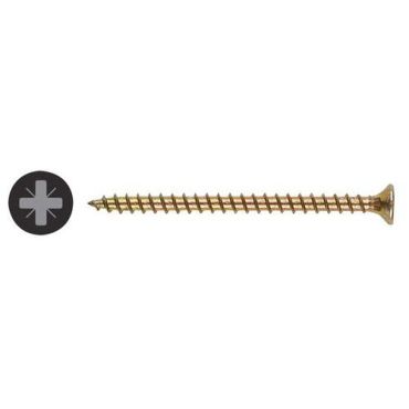 Ironmongery - Pozidriv-ruuvit 4,5x50mm - 200 kpl laatikko - Sinkitty teräs