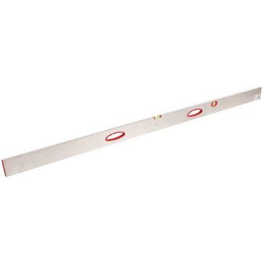 Manutan Expert - Vatupassi 2 m - Alumiini - 100 mm leveä - 20 mm paksu - 10 vuoden takuu