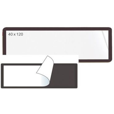 Nimilapunpidin musta 40x120 mm tarra - Witre