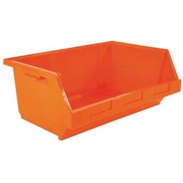 Novap - Varastolaatikko Pick In 45 L - Fluoresoiva oranssi - Kestävä polyeteeni - Pinottava