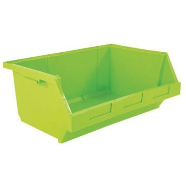 Novap - Varastolaatikko Pick In 45 L - Fluoresoiva vihreä - Kestävä polyeteeni - Pinottava