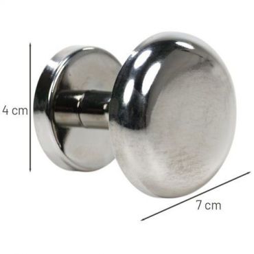 Manutan expert - Koukku kylpyhuoneeseen kromi 1 koukku