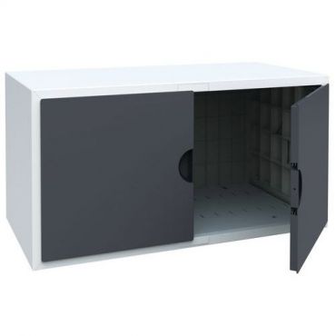 Paperflow - Moduuli ESAYBLOC heiluriovi - Antrasiitti ovi Valkoinen runko - 78x39.5x39 cm - Nykyaikainen tyyli