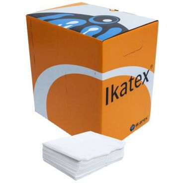 Ikatex - Kuituliina yleispuhdistukseen - 10 x 50 arkkia - Valkoinen - Selluloosa & polyesteri - 380x300mm