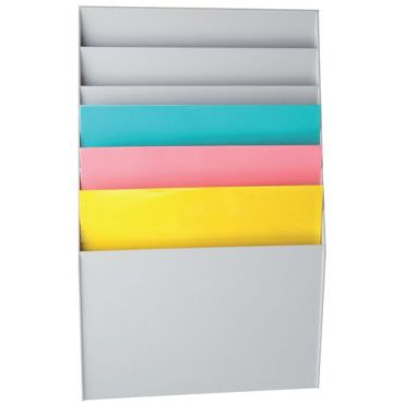 Paperflow - Lajittelukansion lokero 6 H HT - Harmaa - Kierrätettävä ja ekologinen