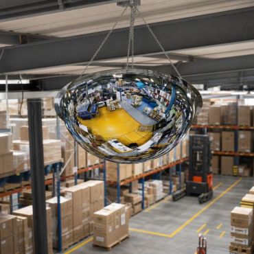 Kaptorama - 360° puolipallopeili - 600 mm - magneettikiinnitys - sisäkäyttöön - plexi+