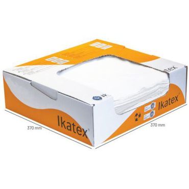 Ikatex - Valkoinen kuituliina 370x370mm - Kierrätettävä ja ekologinen