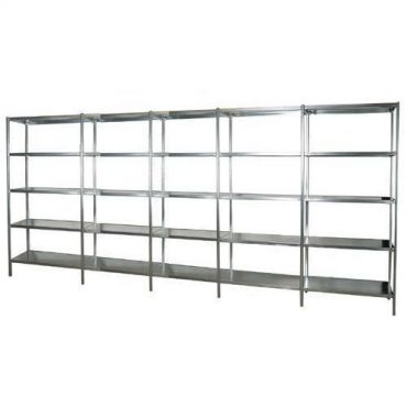Raaco - 5 1-osainen yksikkö 450 x 34 varastohylly starke galv