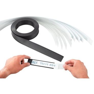 Manutan expert - Magneettinen nimilappupidin rullassa manutan 50 mm 5 m