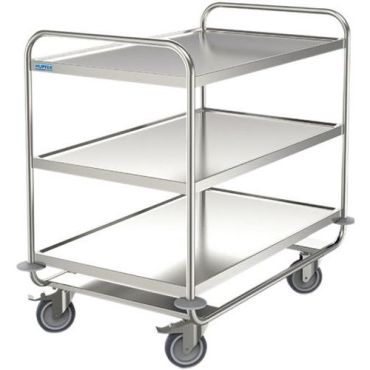 Hupfer - Chariot 3 plateaux inox 1000x600 mm - capacité 200 kg