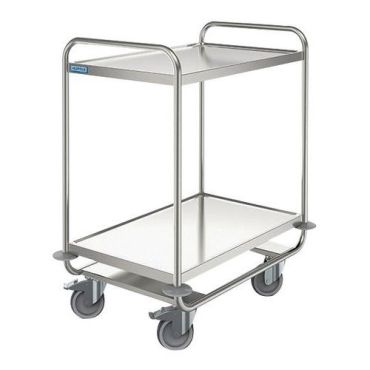 Hupfer - Chariot 2 plateaux inox 1000x600 mm - capacité 160 kg