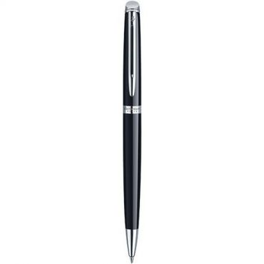 Waterman - Pen hémisphère laque noire ct kuulakärki sininen m