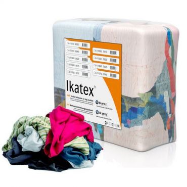 Ikatex - Konepyyhe kirjava trikoo economy 10 kg paali