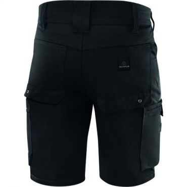 Delta plus - Joustavat bermuda-shortsit m5be3 harmaa/musta koko s