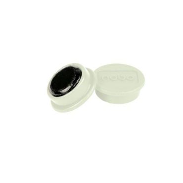 Nobo - Valkotaulumagneetti 24 mm valkoinen 300 g 10 kpl