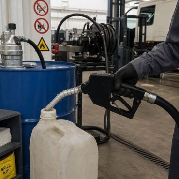 Piusi - Automaattinen polttoainepistooli 60l/min - 1 tuuman liitin - Alumiini/muovi - Tehokas ja kestävä