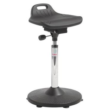 Global Professional Seating - Työjakkara Rondo - Säädettävä istuinkorkeus 57-83 cm - Musta - Kestävä ja ekologinen