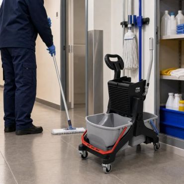 Numatic - Siivousvaunut MMT1616B - 32L Musta ReFlo - Ergonominen 2 Sankoa