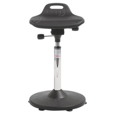 Global Professional Seating - Työjakkara Rondo - Säädettävä istuinkorkeus 57-83 cm - Musta - Kestävä ja ekologinen