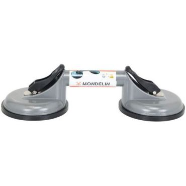 Mondelin - Kaksinkertainen imukuppi - 80 kg kapasiteetti - 120 mm otin