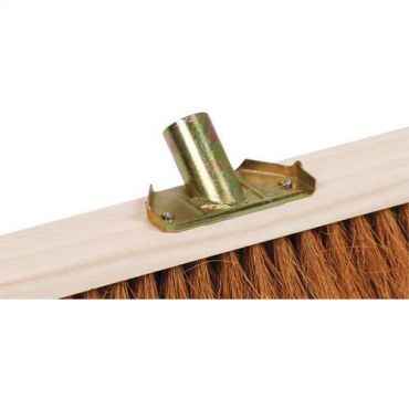 Manutan expert - 80 cm:n puinen luudanpää jossa on kookoskuituharjakset