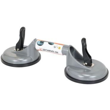 Mondelin - Kaksinkertainen imukuppi - 80 kg kapasiteetti - 120 mm otin