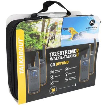 Motorola - Radiopuhelin T82 Extreme 4-pack - 10 km kantama IPX4-suojattu