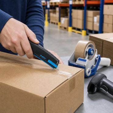 Martor - Turvaveitsi Secunorm Mizar - Sisäänvedettävä terä 15mm leikkuusyvyys ergonominen musta