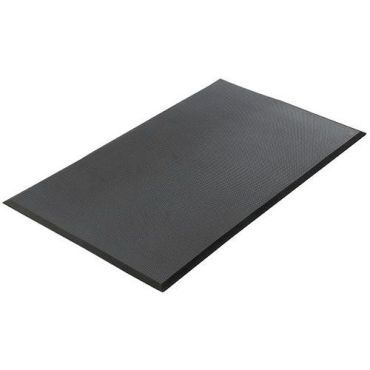 Notrax - Posture Mat kuormitusta keventävä matto - 51x60cm 19mm paksu musta kumia 15% kierrätettyä