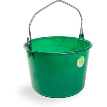 Nordiska plast - Puutarhaämpäri jossa on tukeva teräskahva 17 litraa eco ocean green