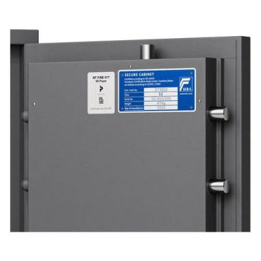 Robur Safe - Varkaussuojakaappi S2-650/60 - Digitaalinen lukko 60 min palosuojaus 53 L