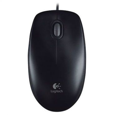 Logitech - Optinen hiiri b100 musta logitechin langallinen