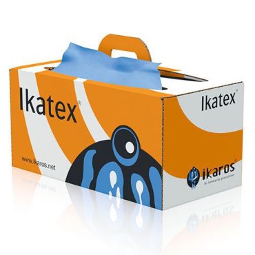 70 Kpl Pakkaus - Ikatex - Paperipyyhe sininen 3-kerroksinen Bragbox 240 arkkia - Teollisuuden puhdistusliina