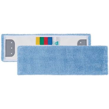 TTS - Litteä moppisetti - Mikrokuitu - Alumiini - 40 cm - Sininen