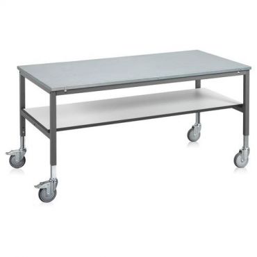 Wfi - Siirrettävä työpöytä ld 1600x800 mm levy 300 kg