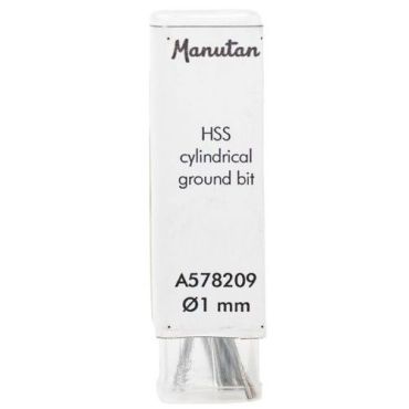 Manutan Expert - HSS-kartioporanterä - 1 mm halkaisija - DIN 338-N - Poraamiseen