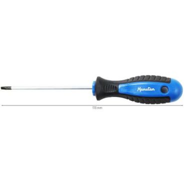 Manutan Expert - Ura-ruuvimeisseli 4 mm - Teräs - 173 mm - Kestävä ja ergonominen