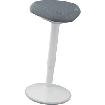 Leitz Ergo mobiili työpiste - Säädettävä korkeus 75-114 cm 80x60 cm valkoinen 20 kg kantavuus