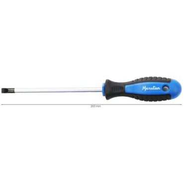 Manutan Expert - Mekaanikon ruuvimeisseli 6,5 x 150 mm - Teräs ergonominen kahva 10 vuoden takuu