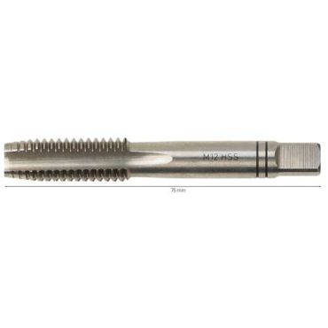 Manutan Expert - Käsikierretappisarja M12 x 1,75 mm 3 kpl - Teräs Poraamiseen