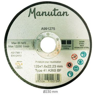 Manutan Expert - Katkaisulaikkasarja 25 kpl - Ø 230 x 2 mm - Teräkselle - Tehokas leikkaaminen
