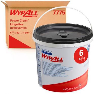 Wypall - Kosteuspyyhkeet Ämpäri 6x90 Arkkia - Käsien & Teollisuuspuhdistukseen - 540ml