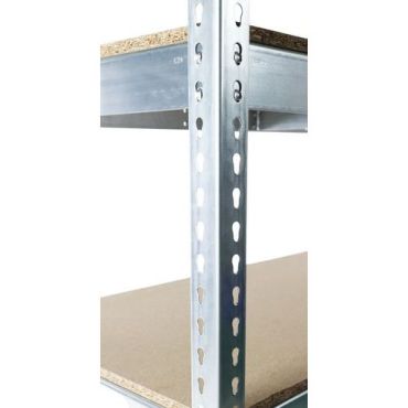 Manutan Expert - Rapid 1 varastohylly - 1980x1830x455 mm 6 sinkittyä hyllytasoa 250 kg/hyllytaso helppo asennus