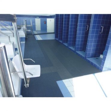 Plastex - Lattiaritilä pvc 10 m 1 m tummansininen