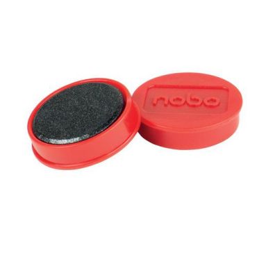 Nobo - Valkotaulumagneetti 32 mm punainen 800 g 10 kpl